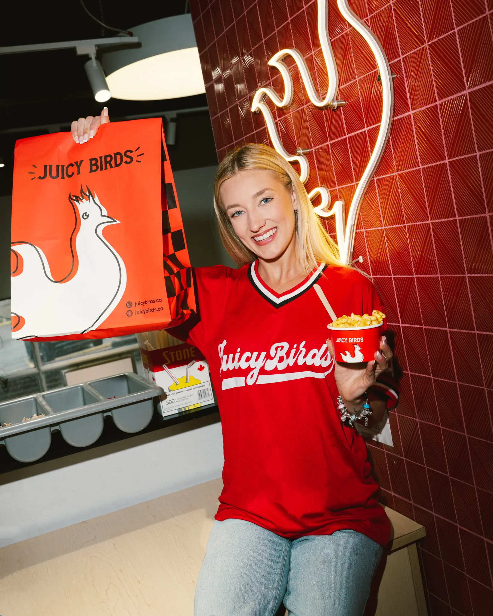 Juicy Birds Baseball Jersey
