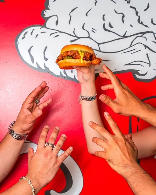 Nashville hot chicken sandwich